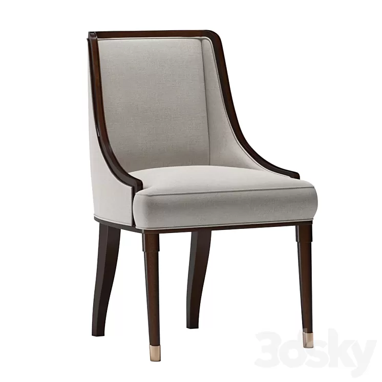 Baker - SIGNATURE DINING SIDE CHAIR 3D Model
