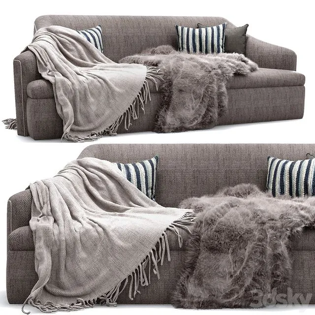 Baker Skylar Sofa No Bau3304 s 3D Model