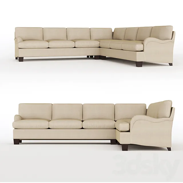 Baker sofa 3D Model