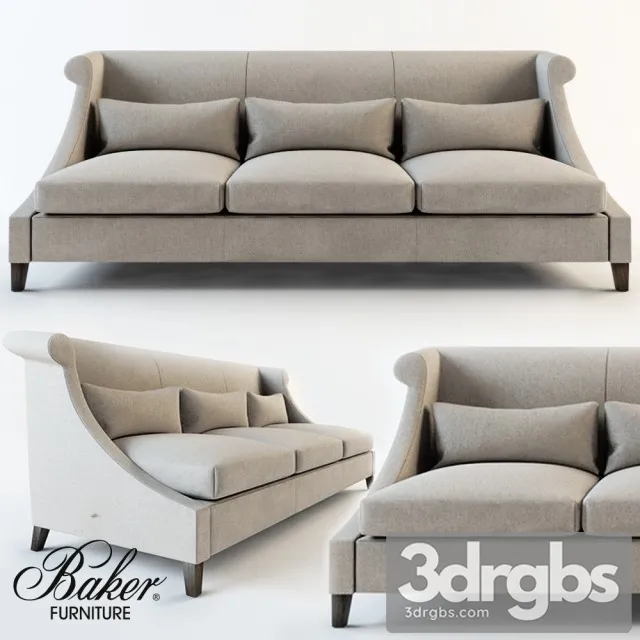 Baker Villa Sofa 3D Model Free