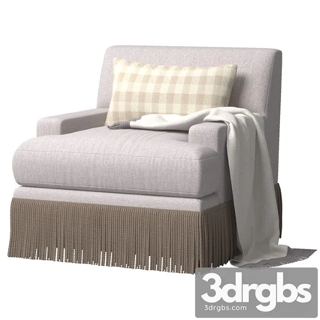 Baker yves lounge chair 3D Model Free