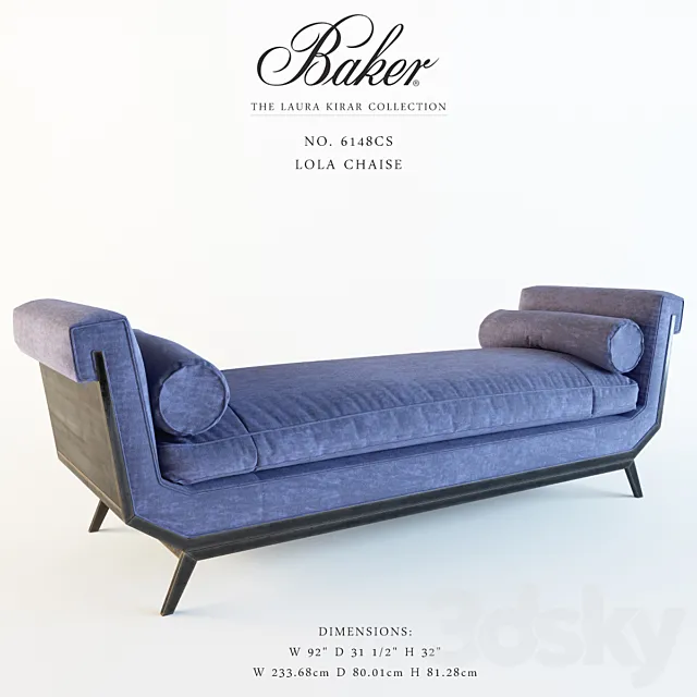 Baker_No. 6148CS_Lola Chaise 3DModel