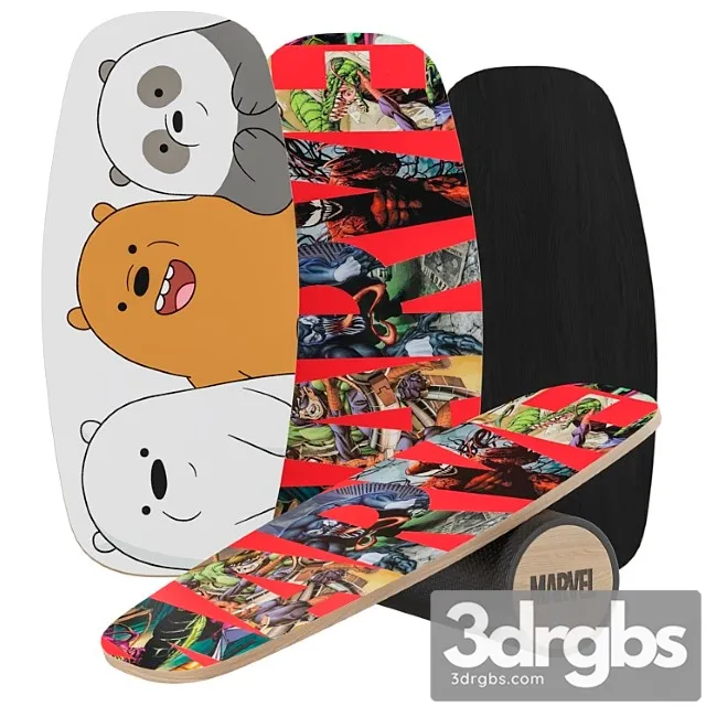 Balance Board 3D Model Free