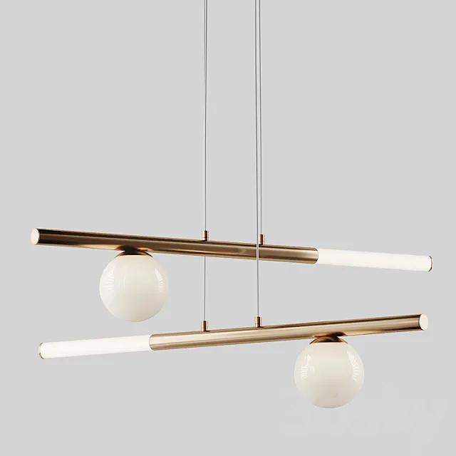Balance Chandelier from West Elm 3D Model