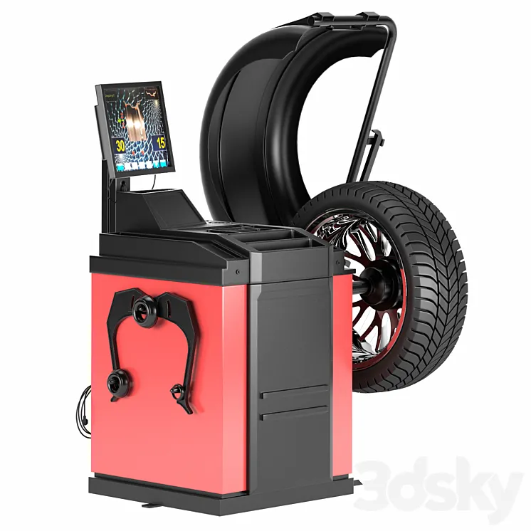 Balancing machine automatic 3D Model Free Download