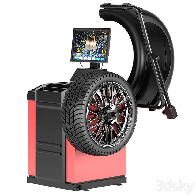 Balancing machine automatic 3D Model