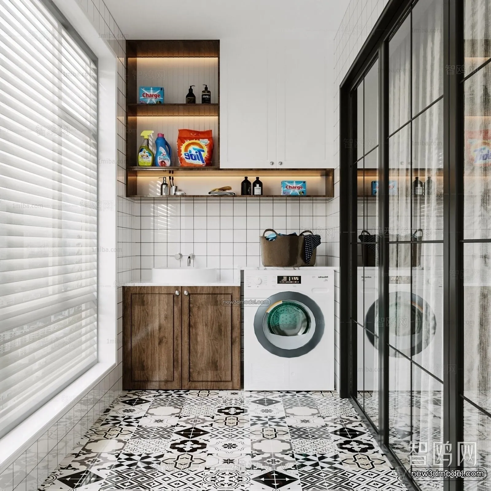 Balcony - 3D Interior Scene - 3D Models - 015