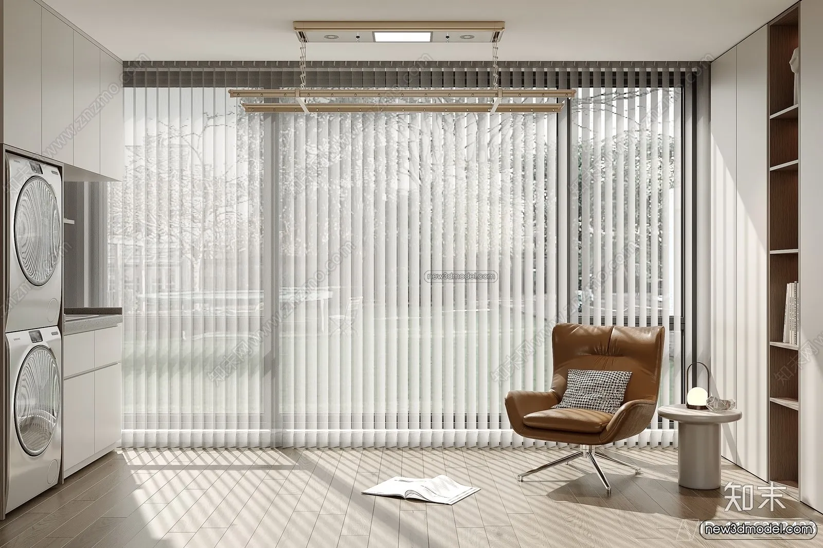 Balcony - 3D Interior Scene - 3D Models - 070