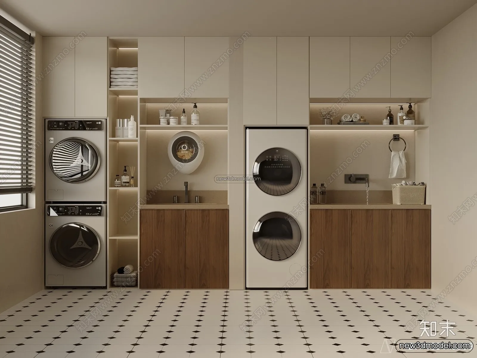 Balcony - 3D Interior Scene - 3D Models - 106