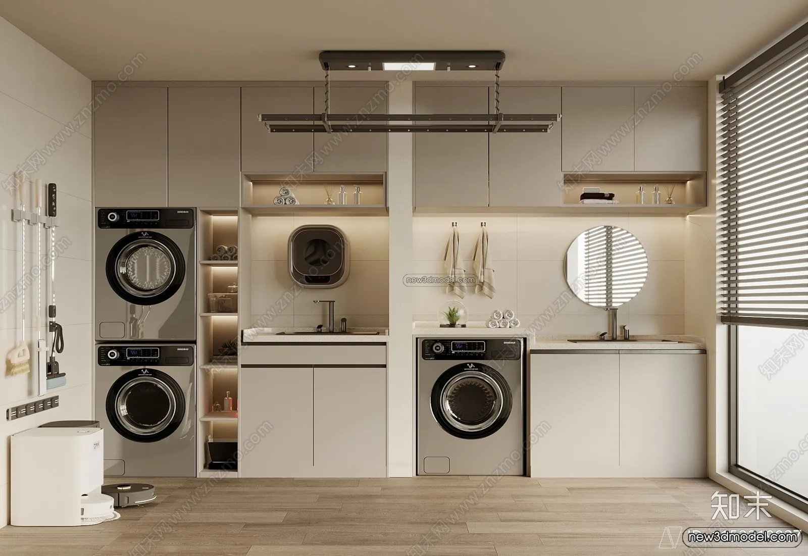 Balcony - 3D Interior Scene - 3D Models - 107