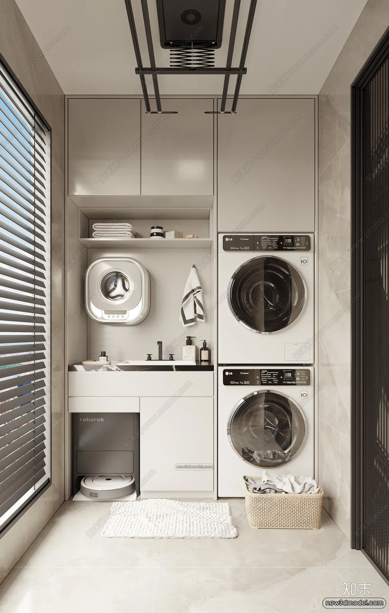 Balcony - 3D Interior Scene - 3D Models - 113