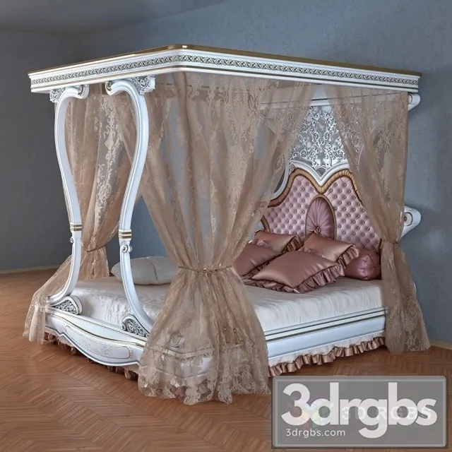 Baldahin Bed 3D Model Free