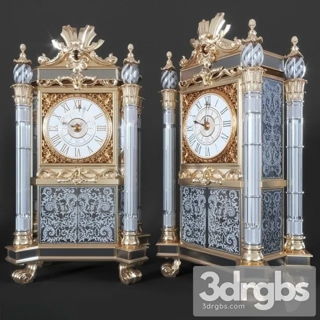 Baldi Home Jewels Clock 3D Model Free