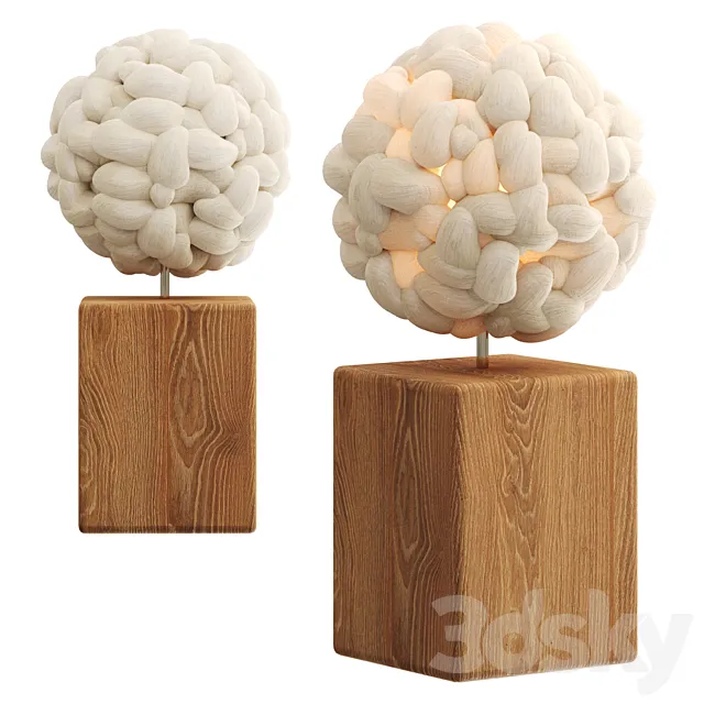 Ball table lamp by Helen Loom 3DModel
