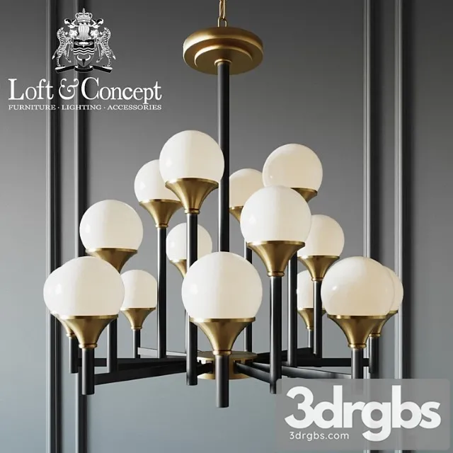 Ball Valley Chandelier 16 2 3D Model Download