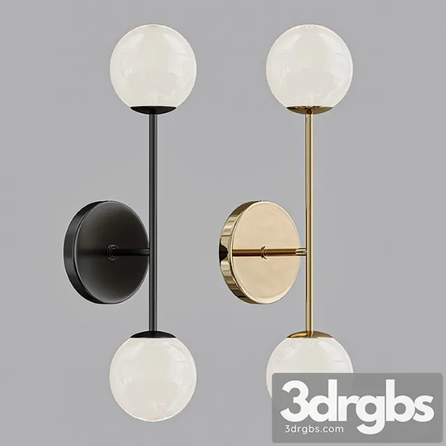 Ball Wall Sconce Light 02 3D Model Free