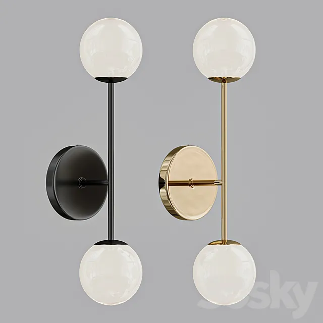 Ball Wall Sconce Light 02 Free Download