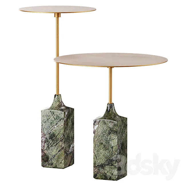 Ballam Side Tables by CB2 3DModel
