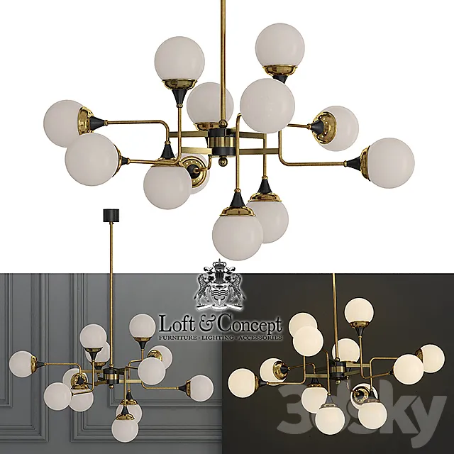 Ballena Random Chandelier 3DModel