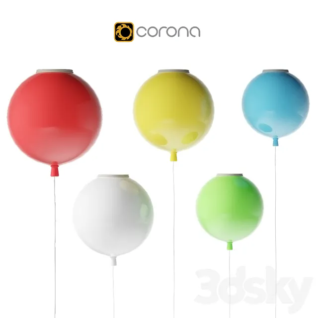 Balloon lamp 3DModel