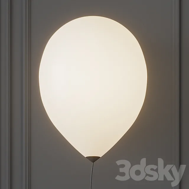 BALLOON Wall lamp By Estiluz 3D Model