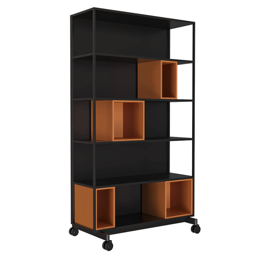 Balma - Shelving unit Stepps mobile 3D Model