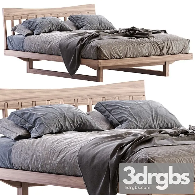 Bam bam wood bed 2 3D Model Free