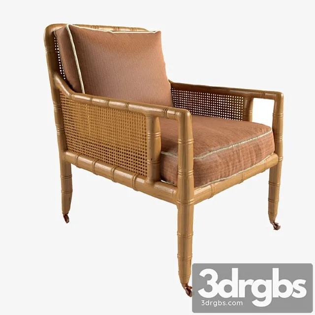 Bamboo chair regency 3D Model Free