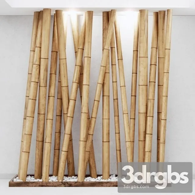 Bamboo Decor 3D Model Free