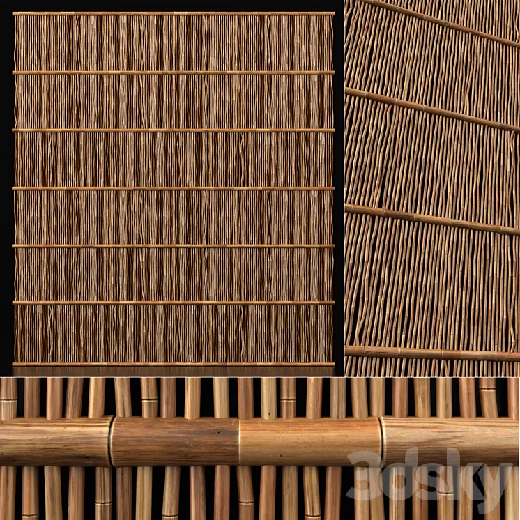 Bamboo decor n23 3D Model Free