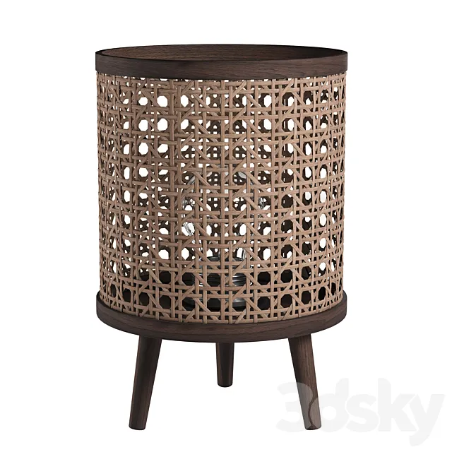 Bamboo Lantern 3D Model