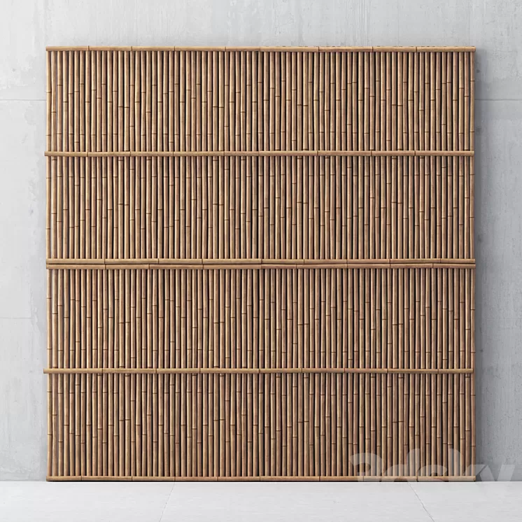 Bamboo panel 3D Model