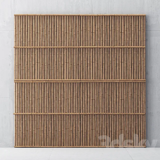 Bamboo panel 3DModel