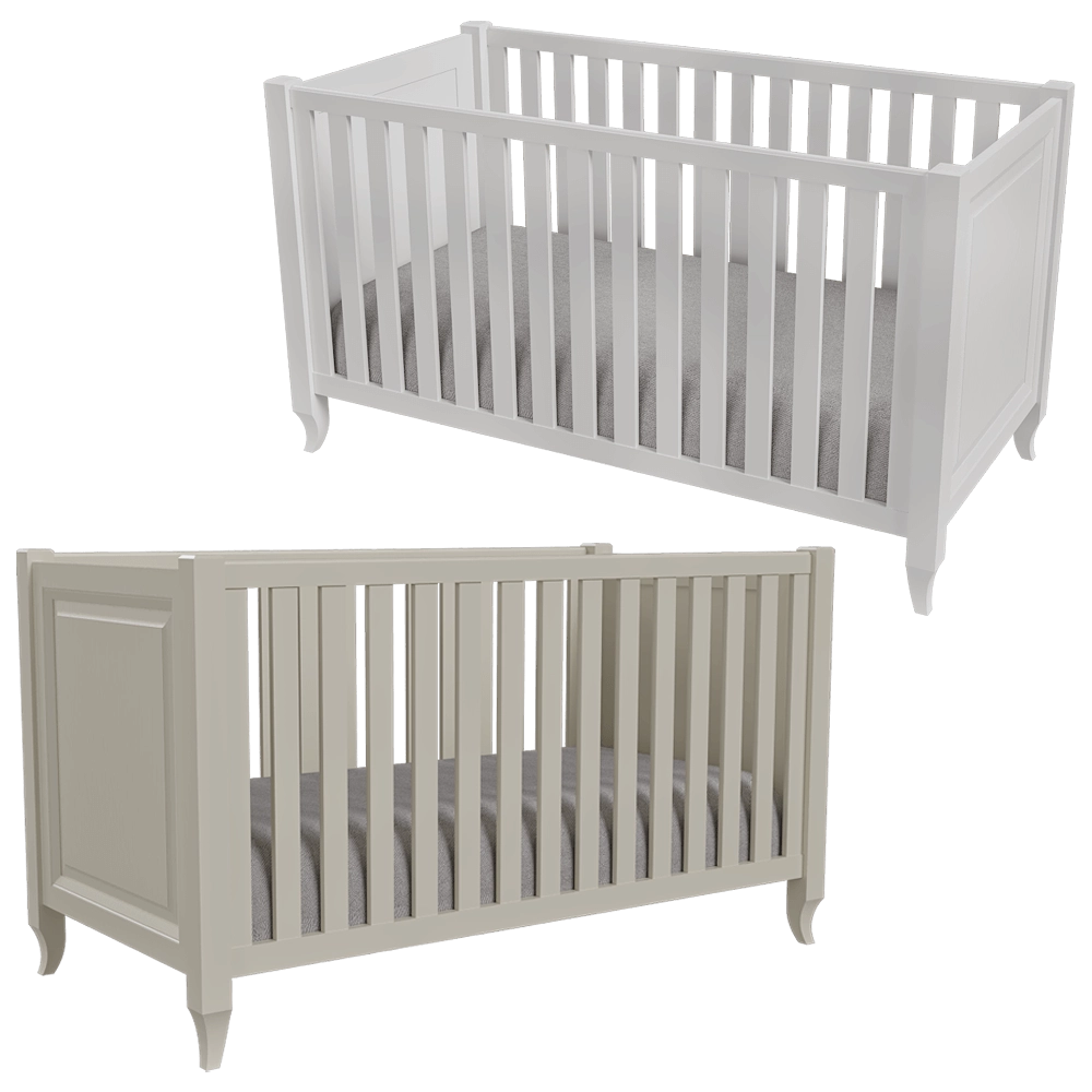 Bami - Baby bed Alex A15 3D Model
