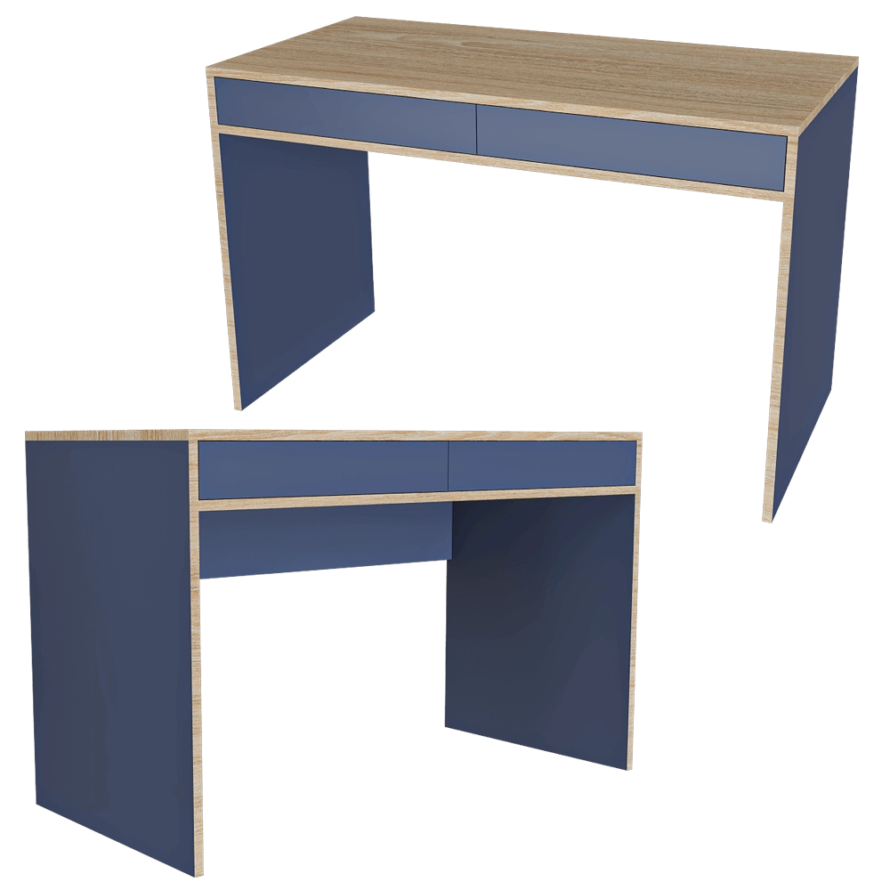 Bami - Desk TUTU BLUE T4 3D Model