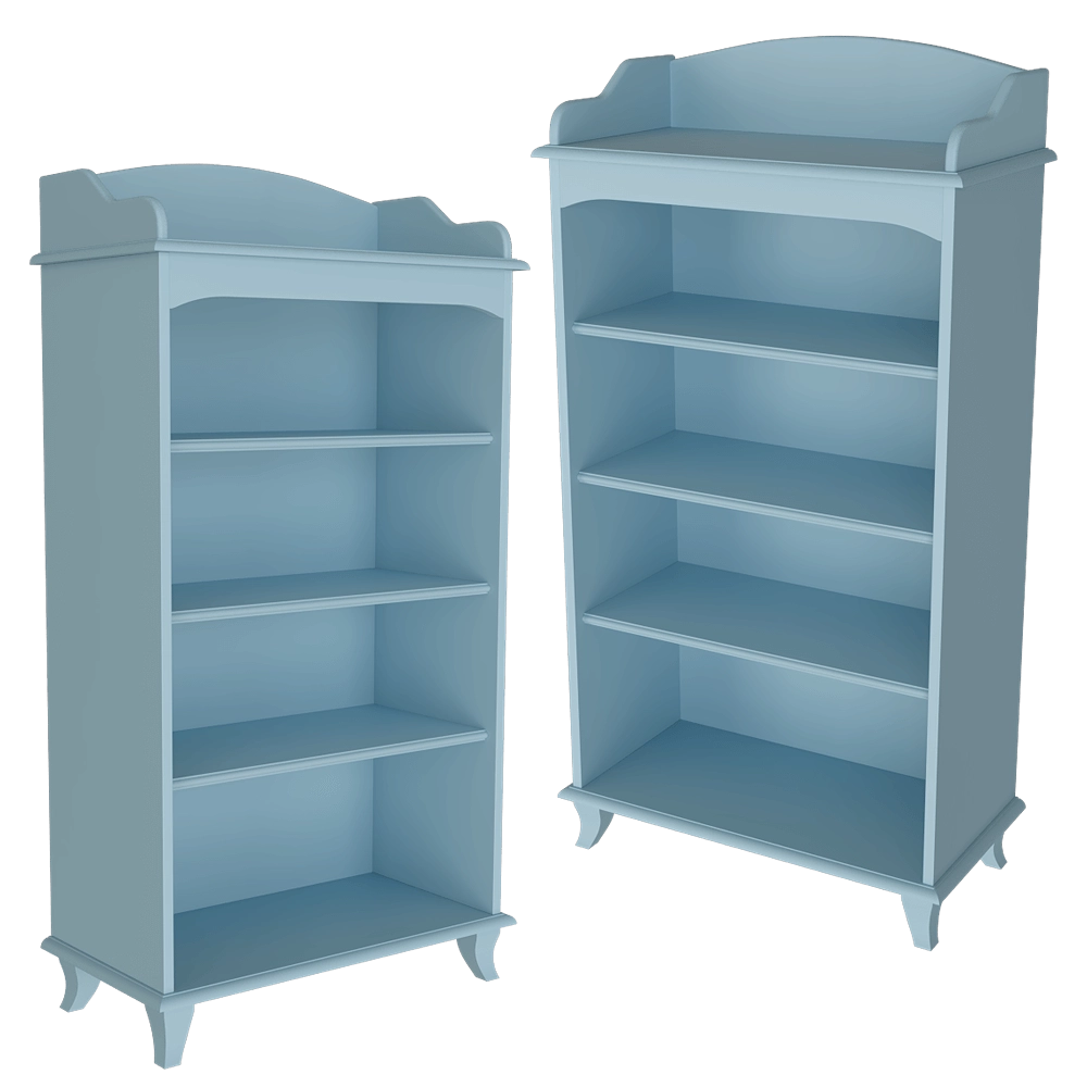 Bami - Low Bookcase ALEX A7 3D Model