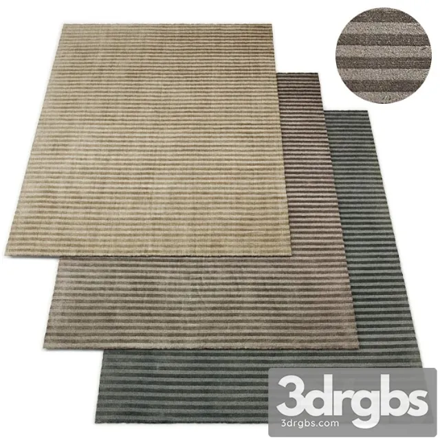 Banda mohair rug rh collection 3D Model Free