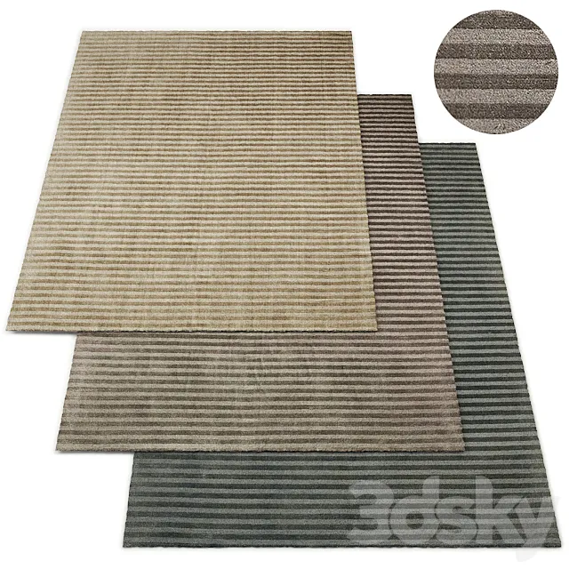Banda Mohair Rug RH Collection 3D Model