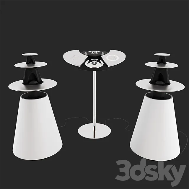 Bang & Olufsen - BeoLab 5 and BeoCenter 2 set 3DModel
