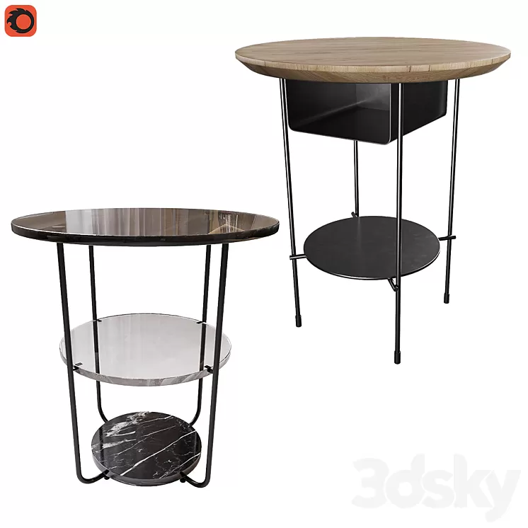 Bangor and Maricio coffee table 3D Model