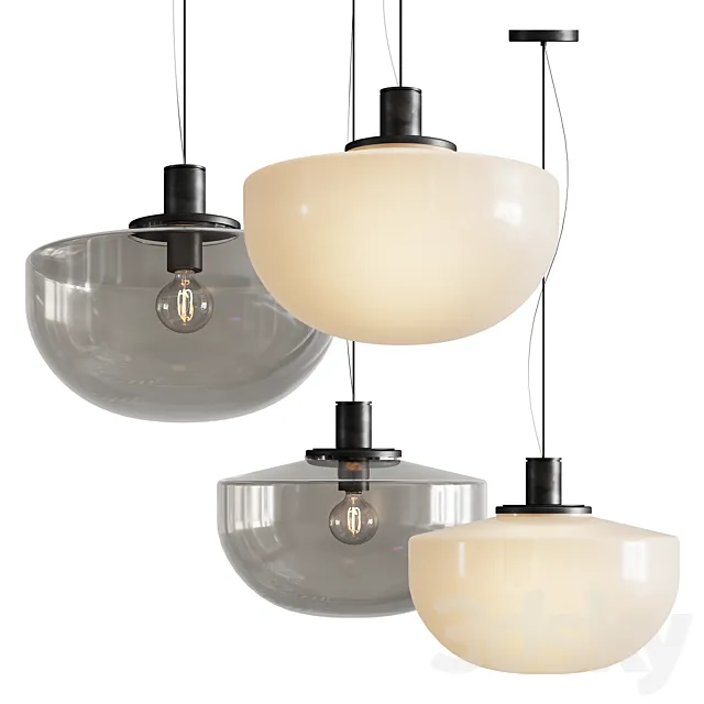 Bank Pendant Lamp by Menu 3D Model