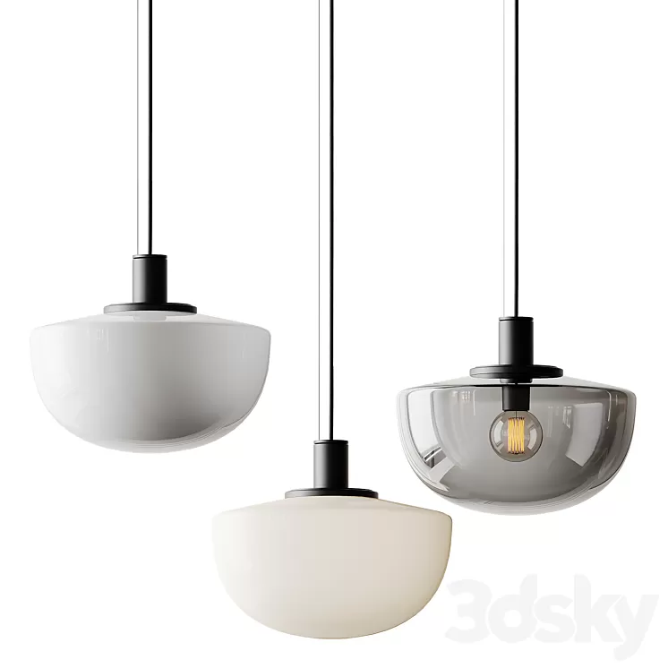 Bank pendant lamp from MENU 3D Model Free Download
