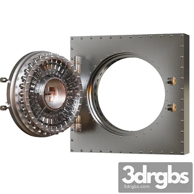 Bank safe 3D Model Free
