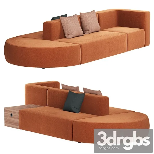 Banken Montis Sofa 3D Model Free