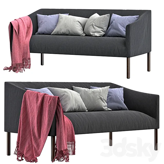 Bankside dark sofa 3DModel