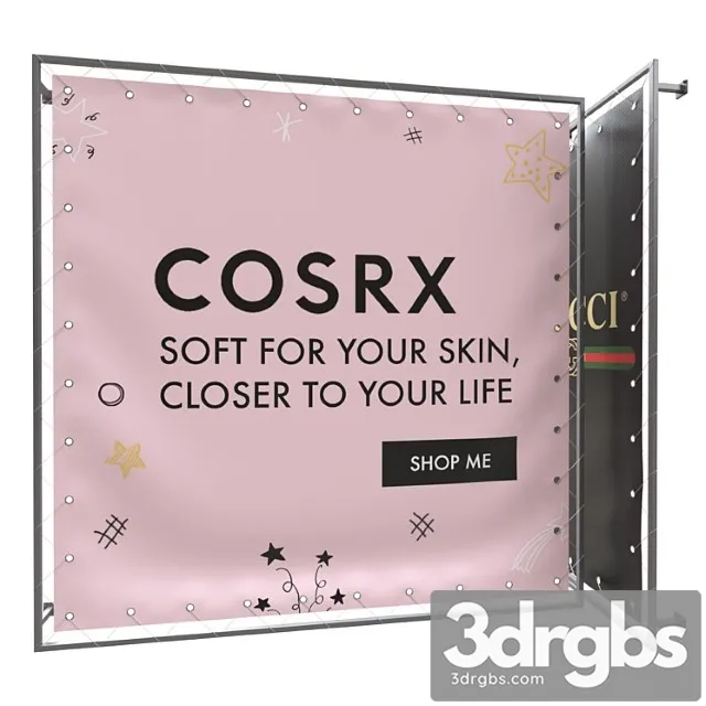 Banners Grommet 3D Model Free