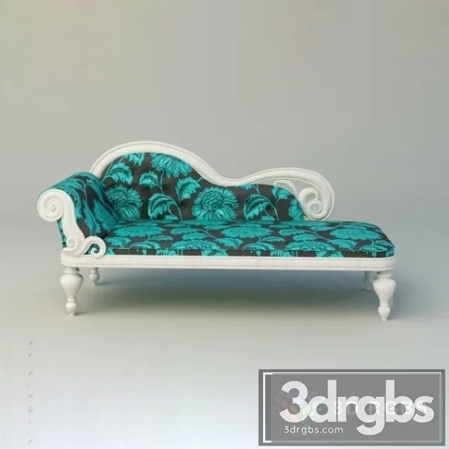 Banquet Bench 3D Model Free