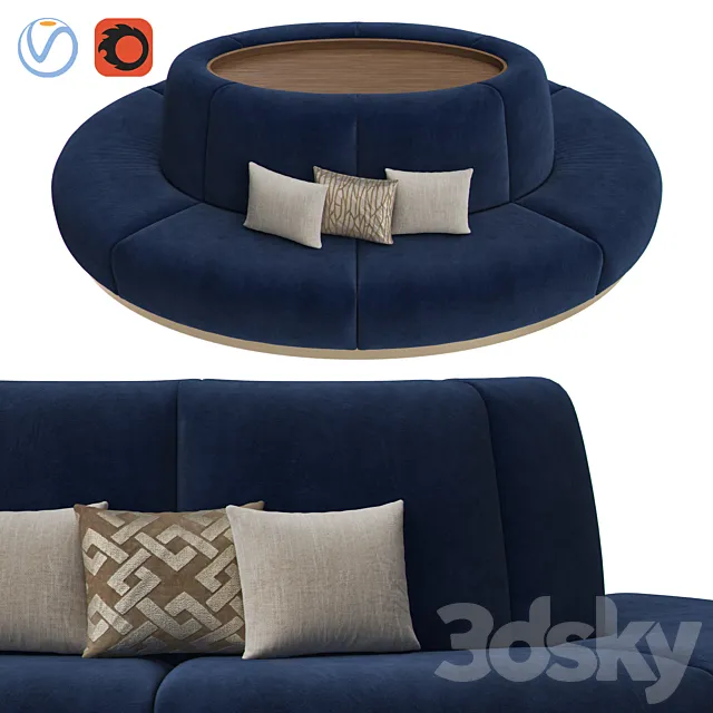 BANQUET Seating 003 3DModel