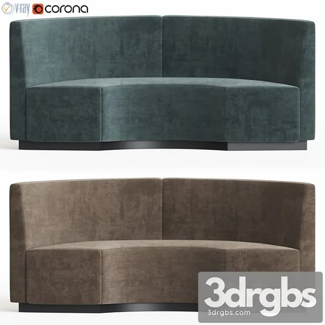 Banquette 2 3D Model Free