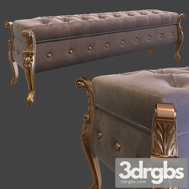 Banquette 2 3D Model Free